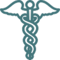 Caduceus medical symbol representing clinician-led ADHD care